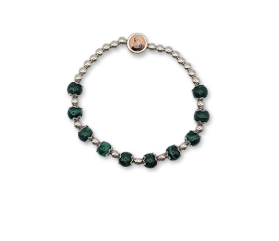 PULSERA MALAQUITA VERDE